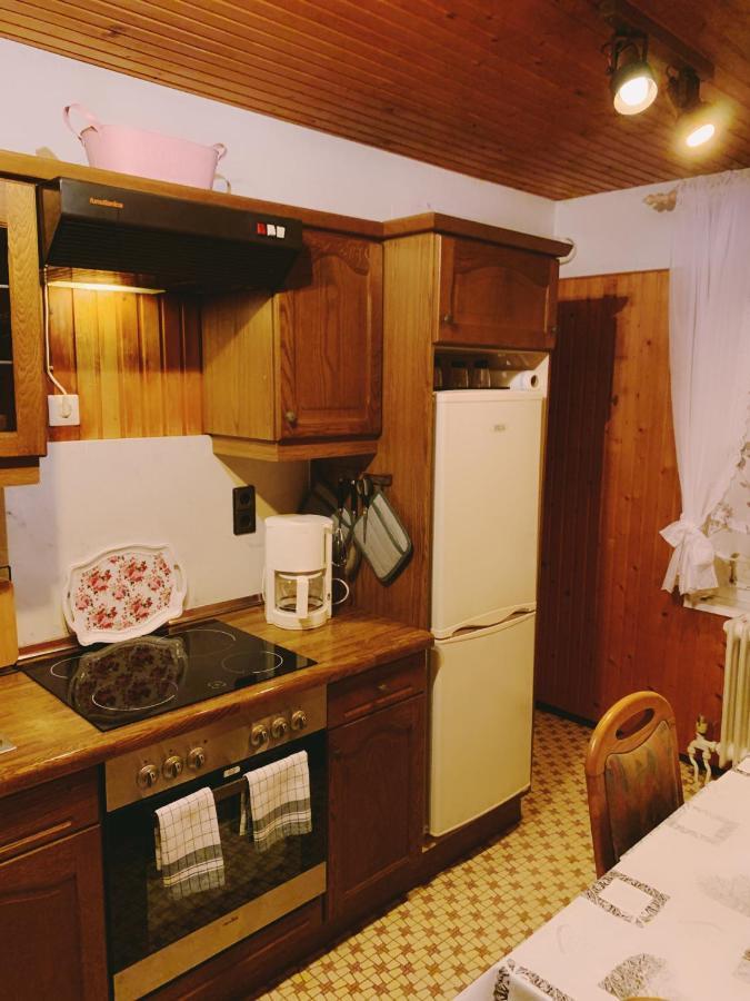 Ferienwohnung Am Wald Лангельсгайм Екстер'єр фото